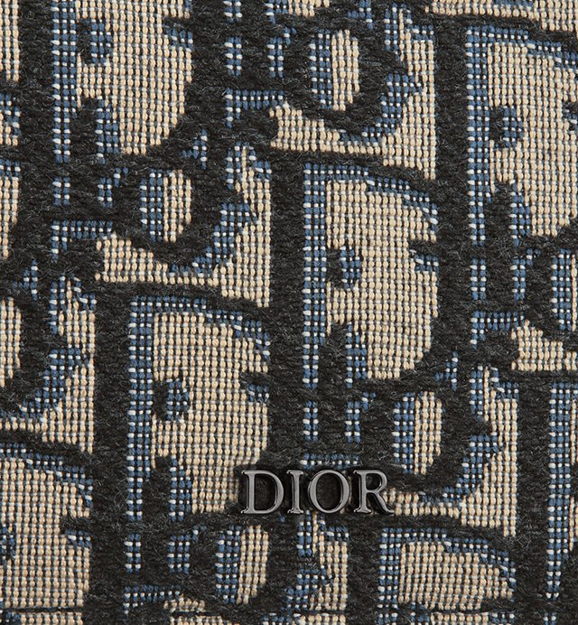 Dior Card Holder Oblique Jacquard