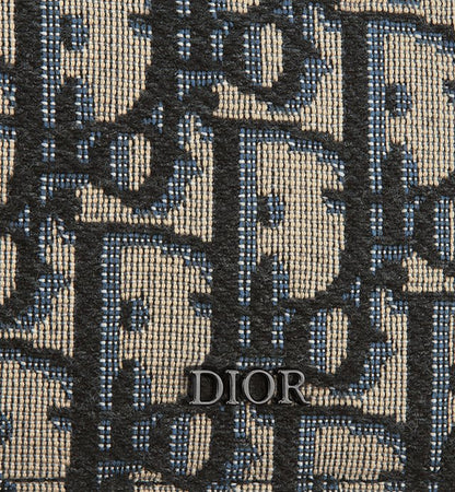 Dior Card Holder Oblique Jacquard