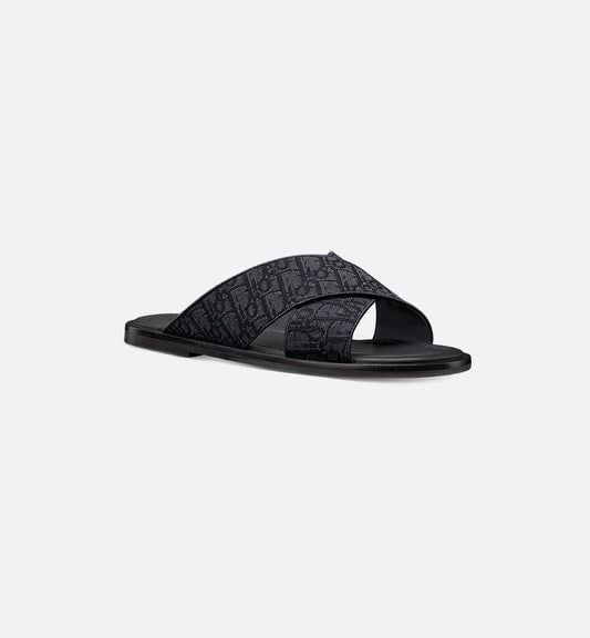 Dior Alias Sandal Black Dior Oblique Jacquard