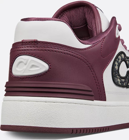 Dior B57 Low-Top Sneaker Burgundy and White