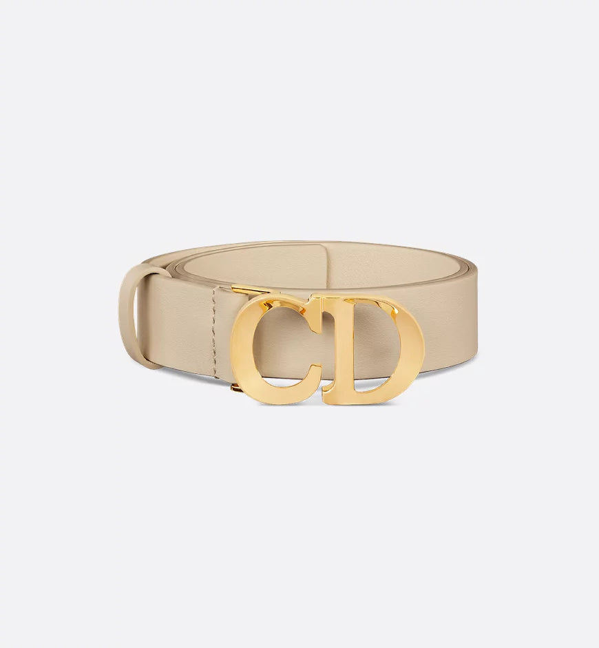 C'est Dior Belt Rope Beige Smooth Calfskin