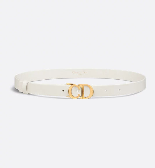 C'est Dior Belt Latte Smooth Calfskin