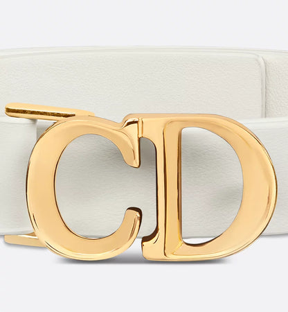 C'est Dior Belt Latte Smooth Calfskin