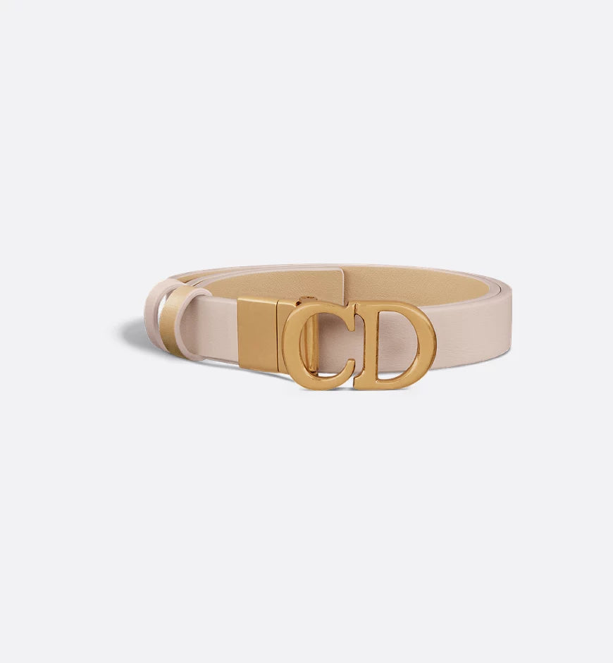 Dior Reversible Saddle Belt Trench Beige and Biscuit Smooth Calfskin