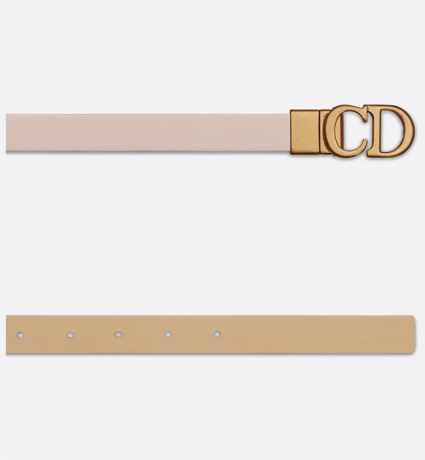 Dior Reversible Saddle Belt Trench Beige and Biscuit Smooth Calfskin