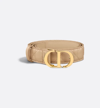 Dior 30 Montaigne Belt Biscuit Cannage Calfskin