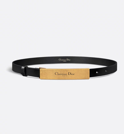 Dior Icon Belt Black Ultrasoft Calfskin