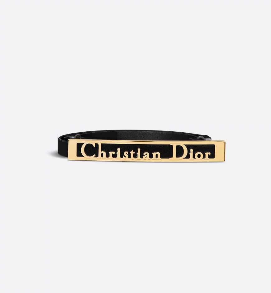 DiorSignature Belt Black Ultrasoft Calfskin