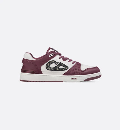 Dior B57 Low-Top Sneaker Burgundy and White