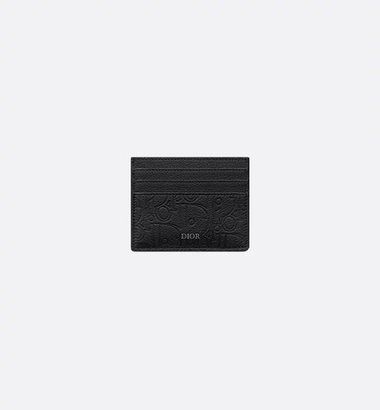 Dior Card Holder Black