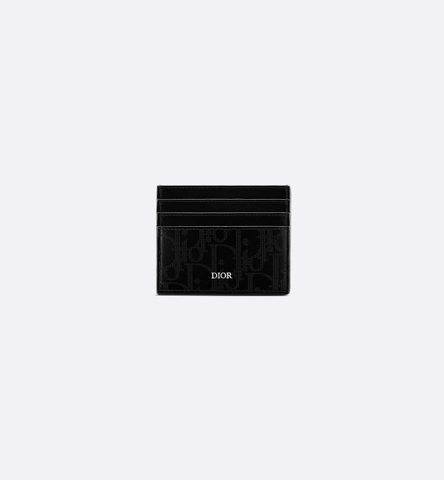 Dior Card Holder Black