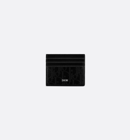 Dior Card Holder Black