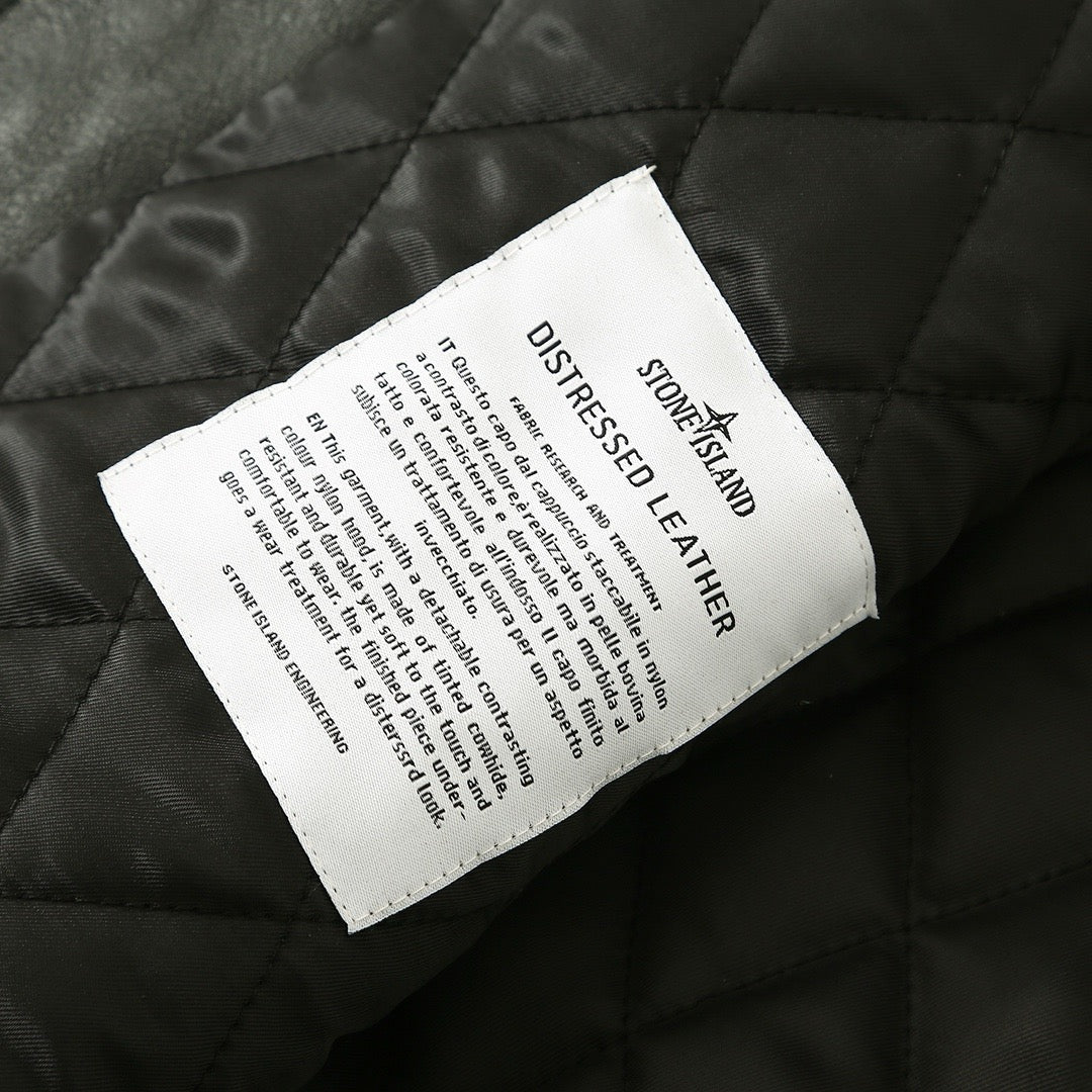 Stone Island Winter Jacket Black/Orange