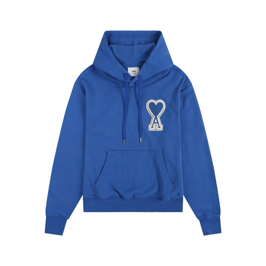 Ami Paris Hoodie Blue