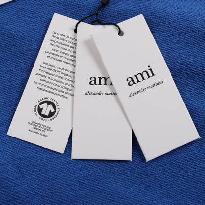 Ami Paris Hoodie Blue