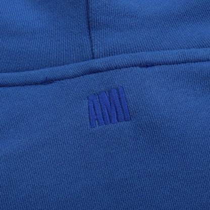 Ami Paris Hoodie Blue