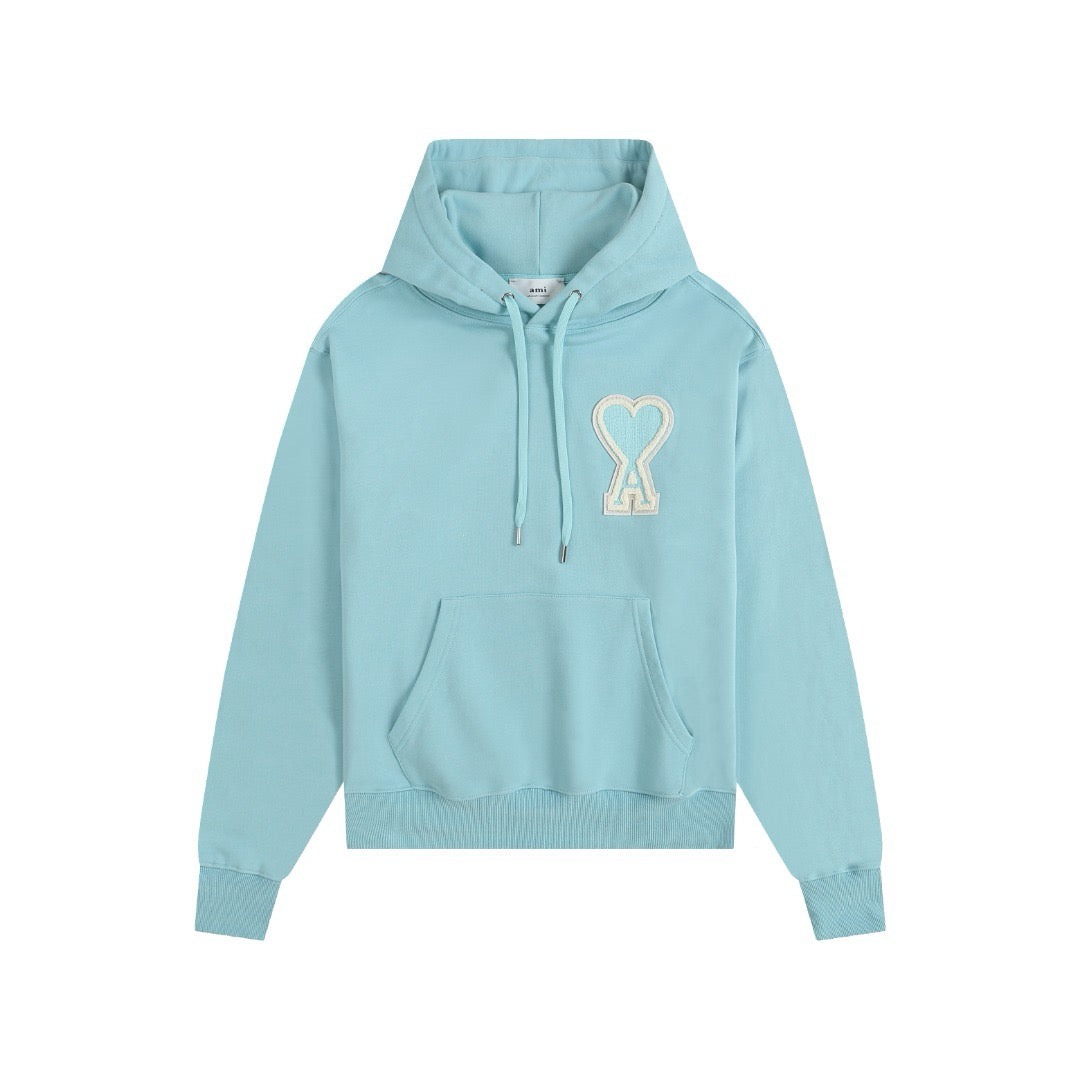 Ami Paris Hoodie Tiffany