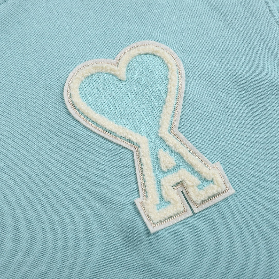 Ami Paris Hoodie Tiffany