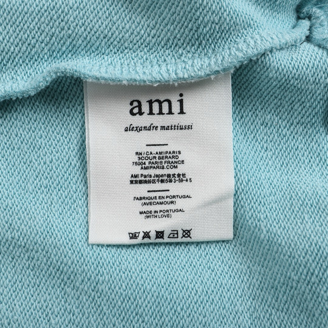 Ami Paris Hoodie Tiffany