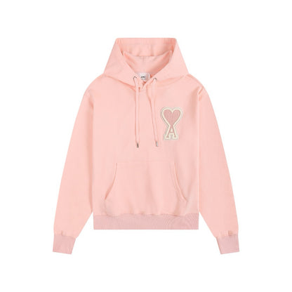 Ami Paris Hoodie Pink