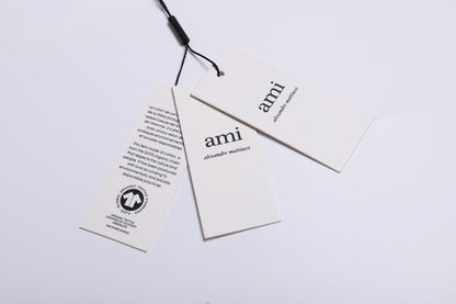 Ami Paris Hoodie White/Black Logo