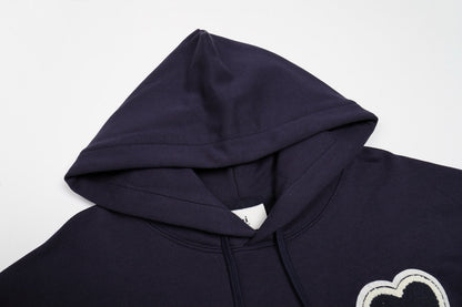 Ami Paris Hoodie Purple