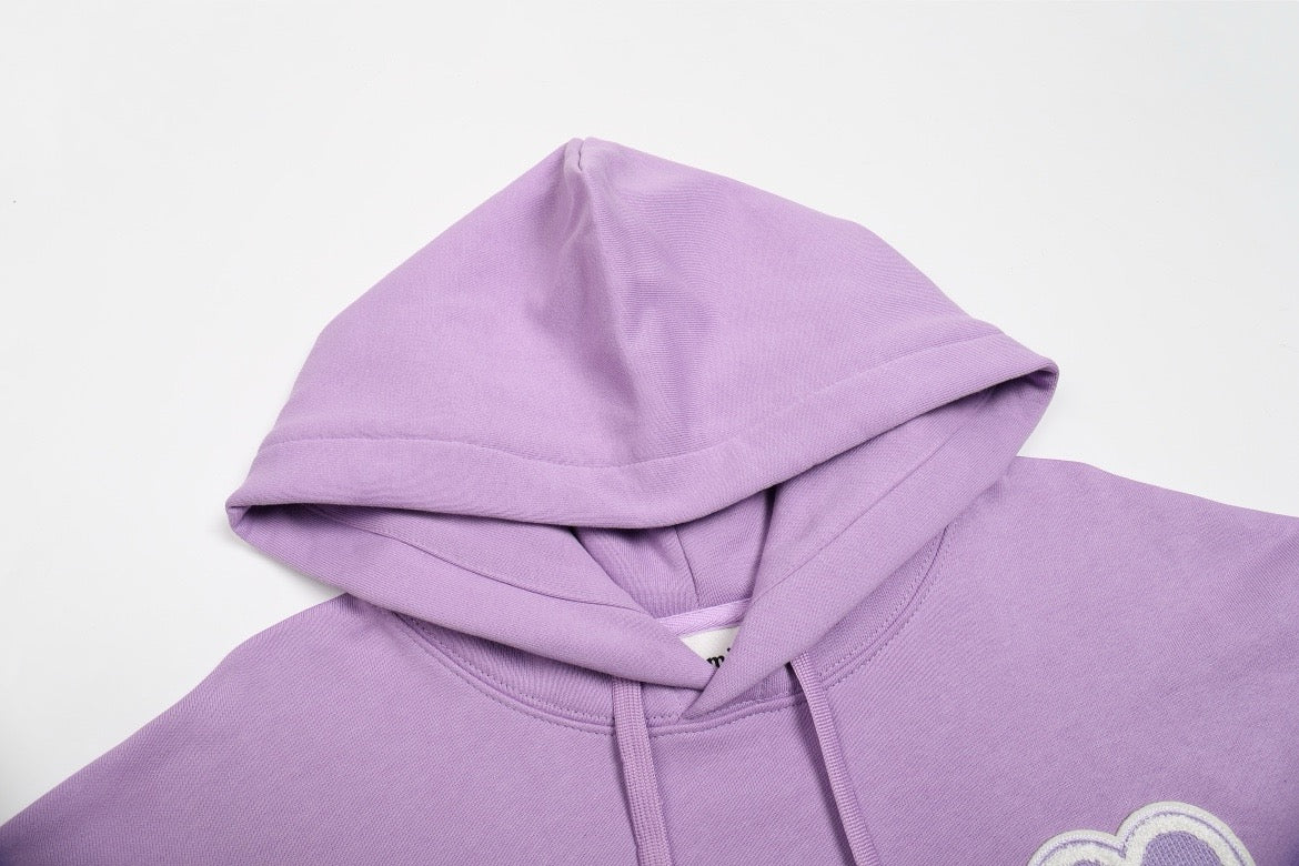 Ami Paris Hoodie Lavender