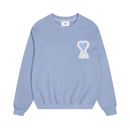 Ami Paris Sweatshirt Sky Blue