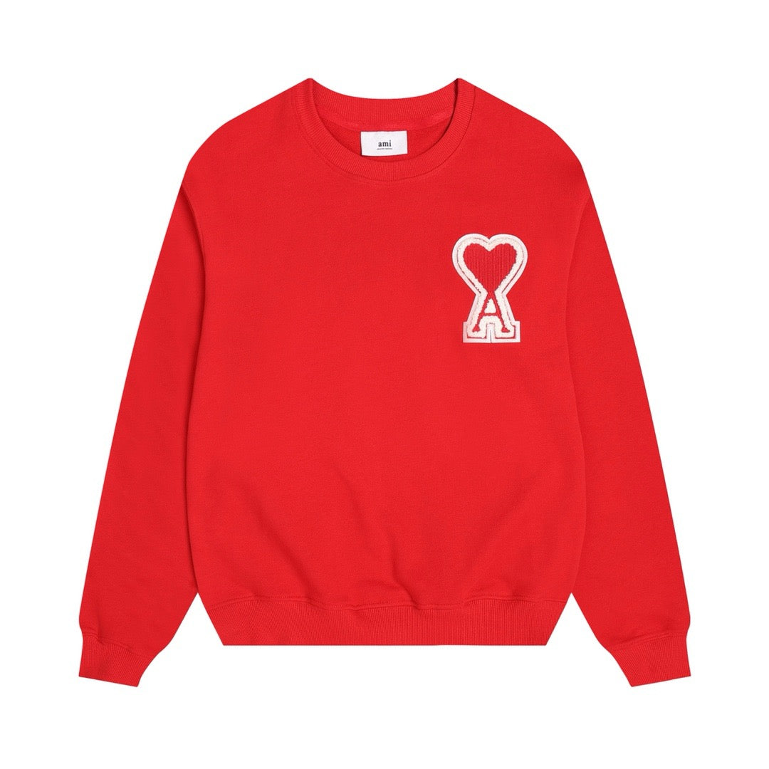 Ami Paris Sweatshirt Red