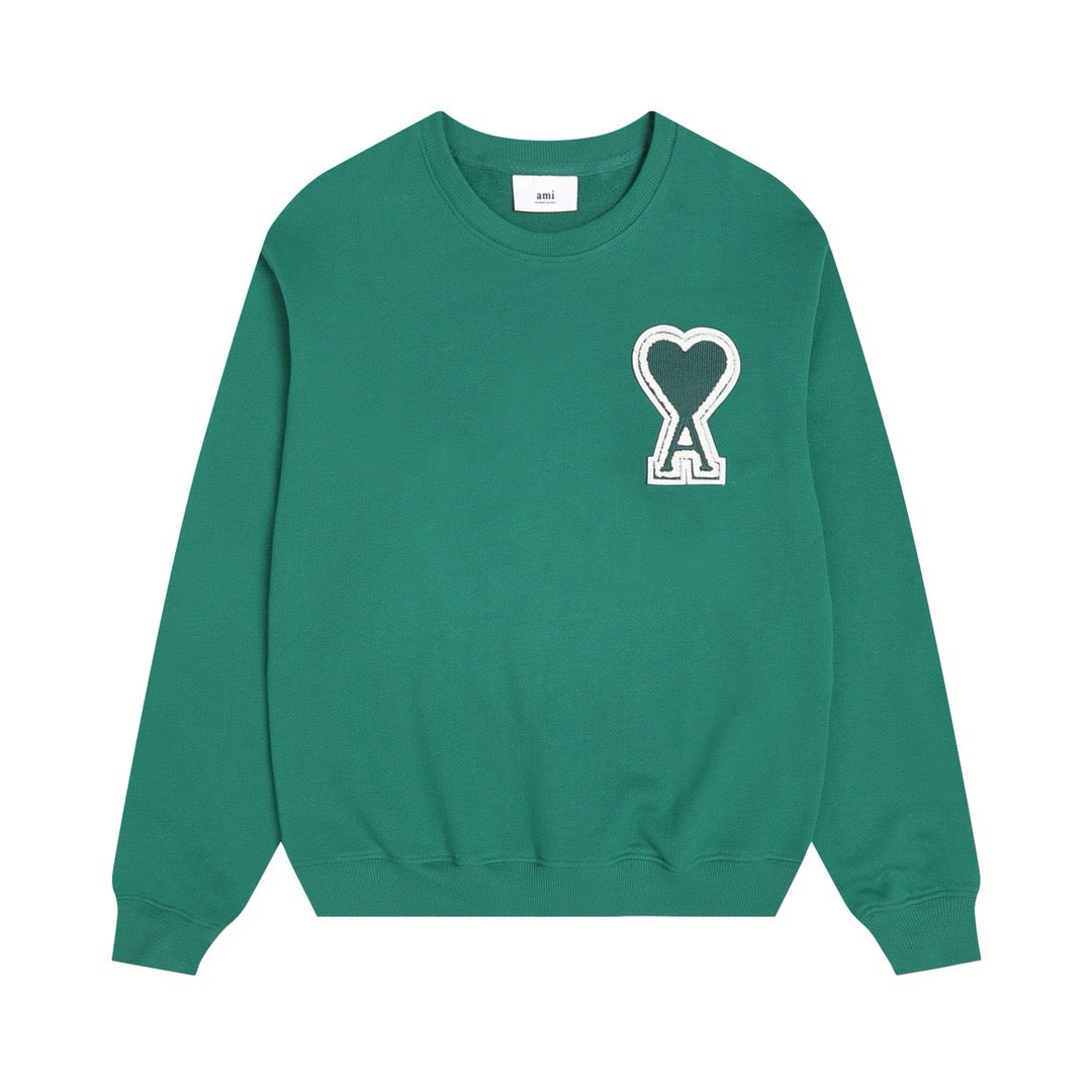 Ami Paris Sweatshirt Green