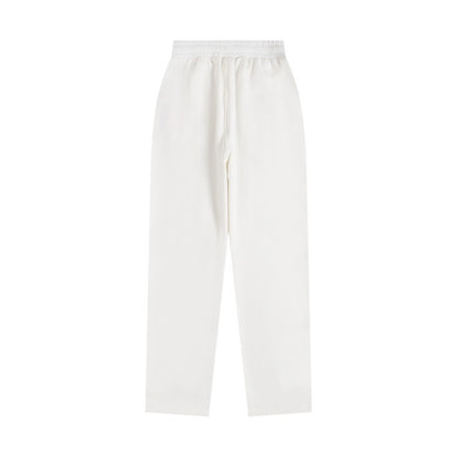 Ami Paris Pants White/Red Logo