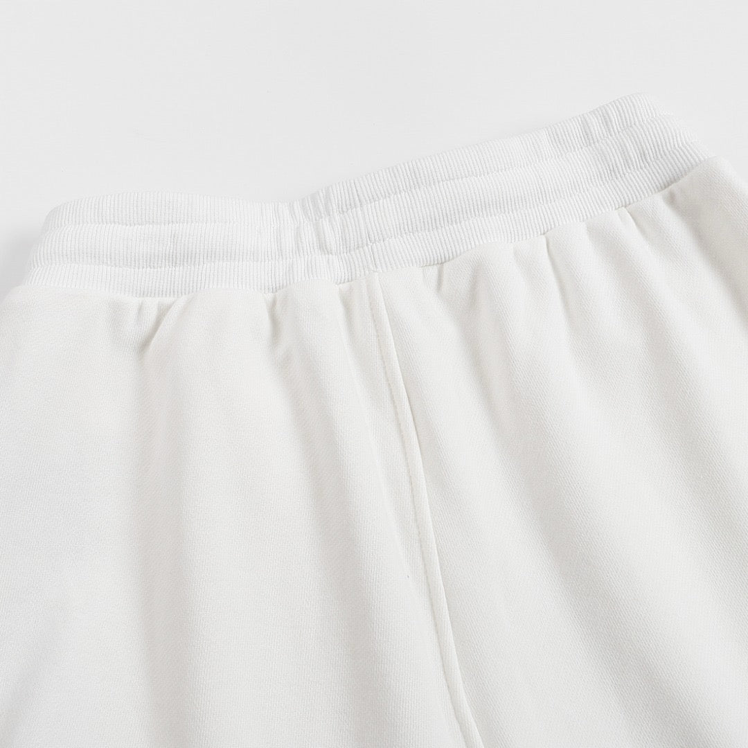 Ami Paris Pants White/Red Logo