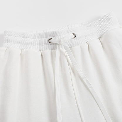 Ami Paris Pants White/Black Logo