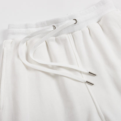 Ami Paris Pants White/Black Logo