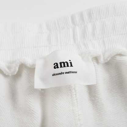 Ami Paris Pants White/Black Logo