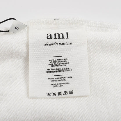 Ami Paris Pants White/Black Logo