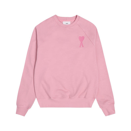 Ami Paris Sweatshirt SC Logo Pink