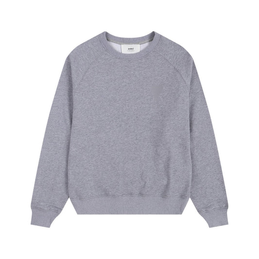 Ami Paris Sweatshirt SC Logo Grey