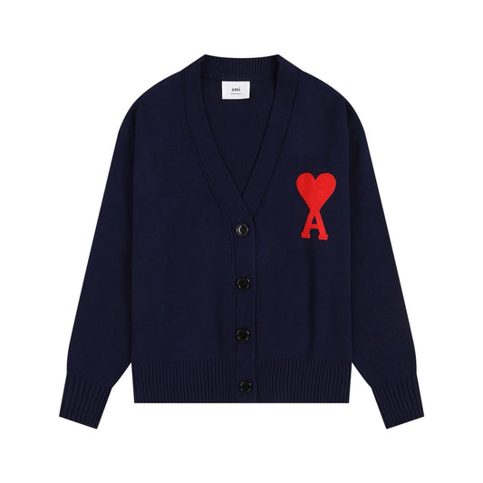 Ami Paris Sweater Dark Blue