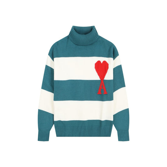 Ami Paris Red Ami De Coeur Sweater RS