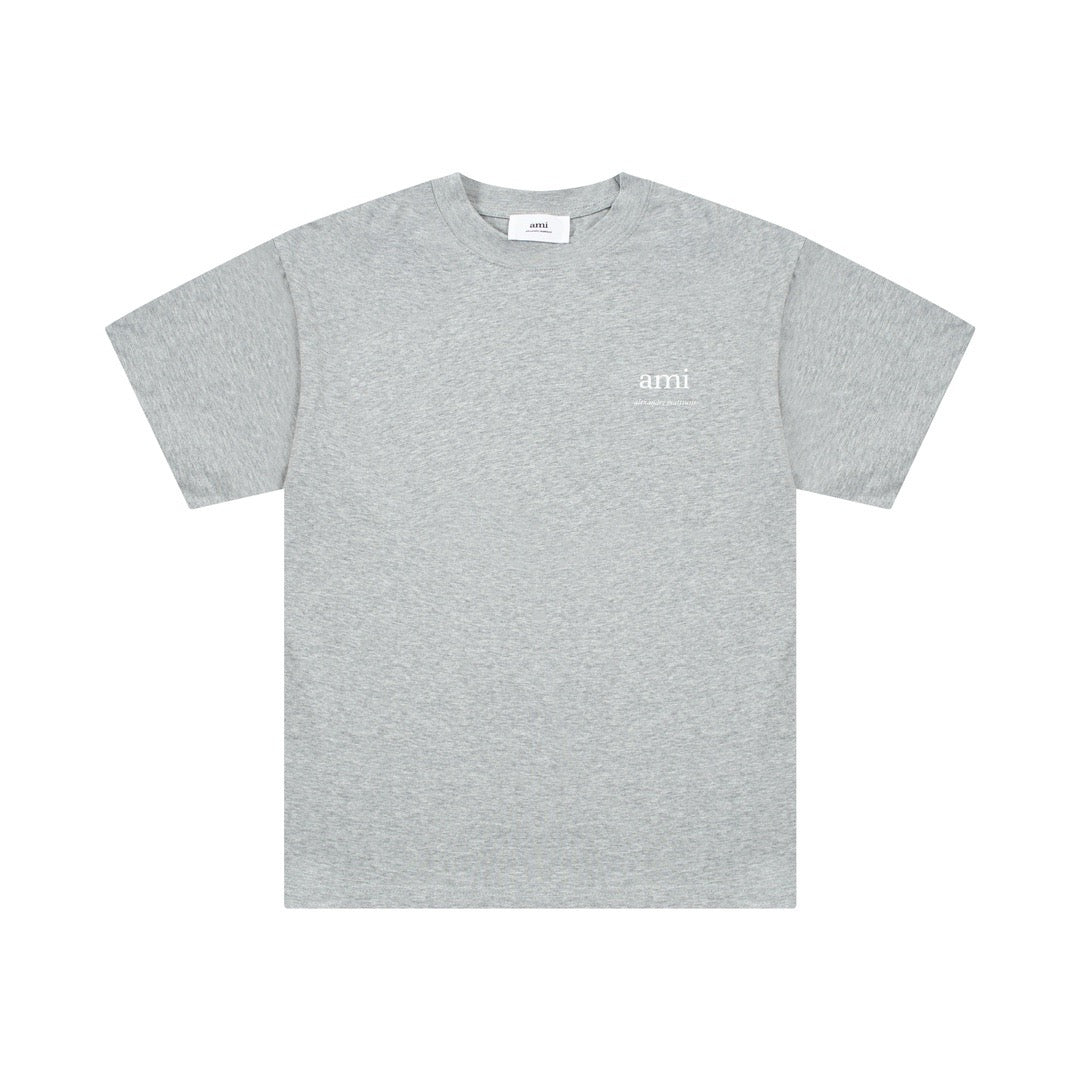 Ami Paris Alexandre Mattiussi T-Shirt Grey