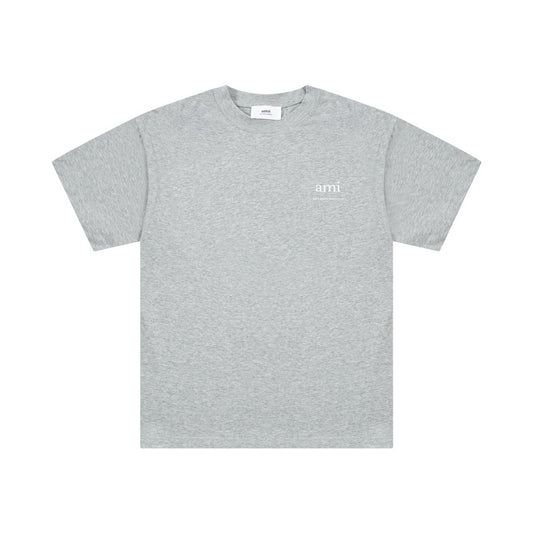 Ami Paris Alexandre Mattiussi T-Shirt Grey