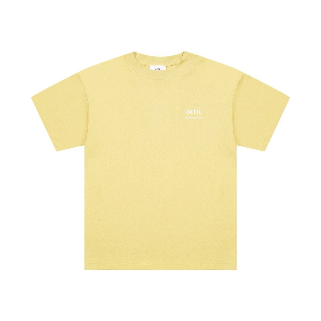 Ami Paris Alexandre Mattiussi T-Shirt Yellow