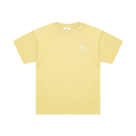 Ami Paris Alexandre Mattiussi T-Shirt Yellow