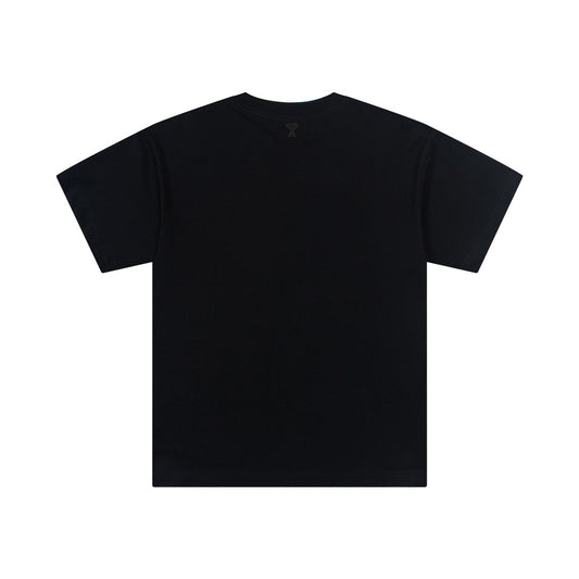 Ami Paris Small Black Heart T-shirt Black