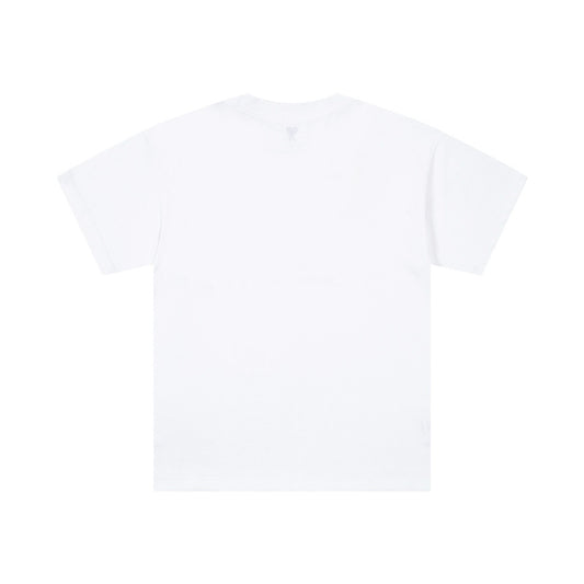 Ami Paris Small White Heart T-shirt White