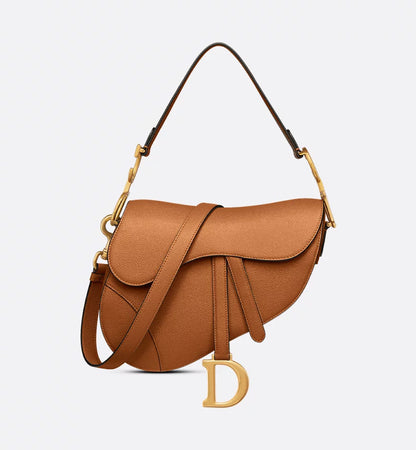 Saddle Bag with Strap Golden