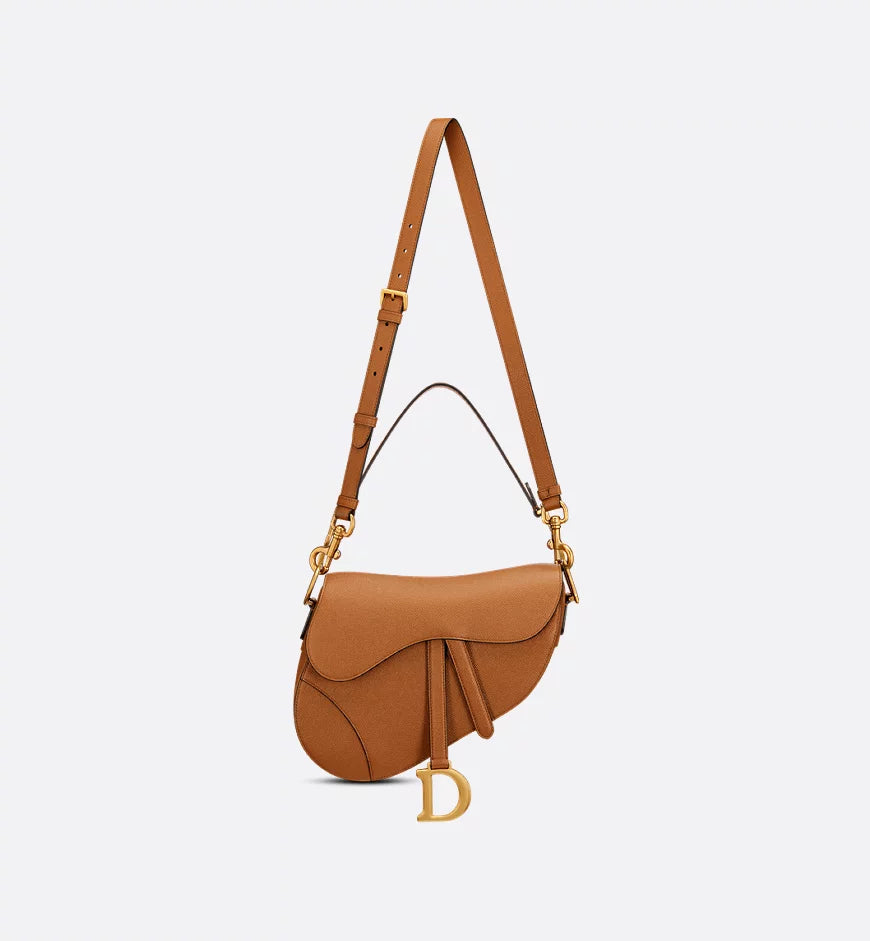 Saddle Bag with Strap Golden