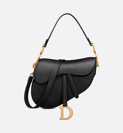 Saddle Bag with Strap Black