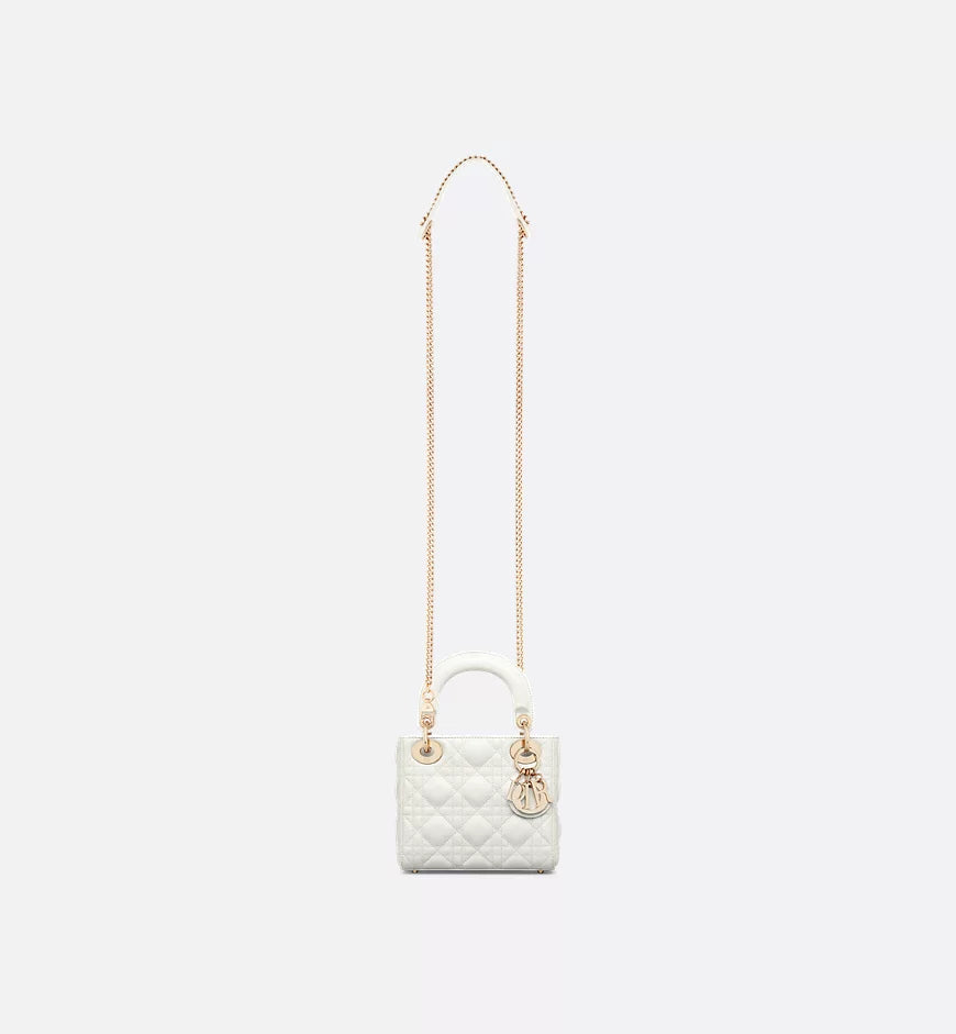 Mini Lady Dior Bag Latte